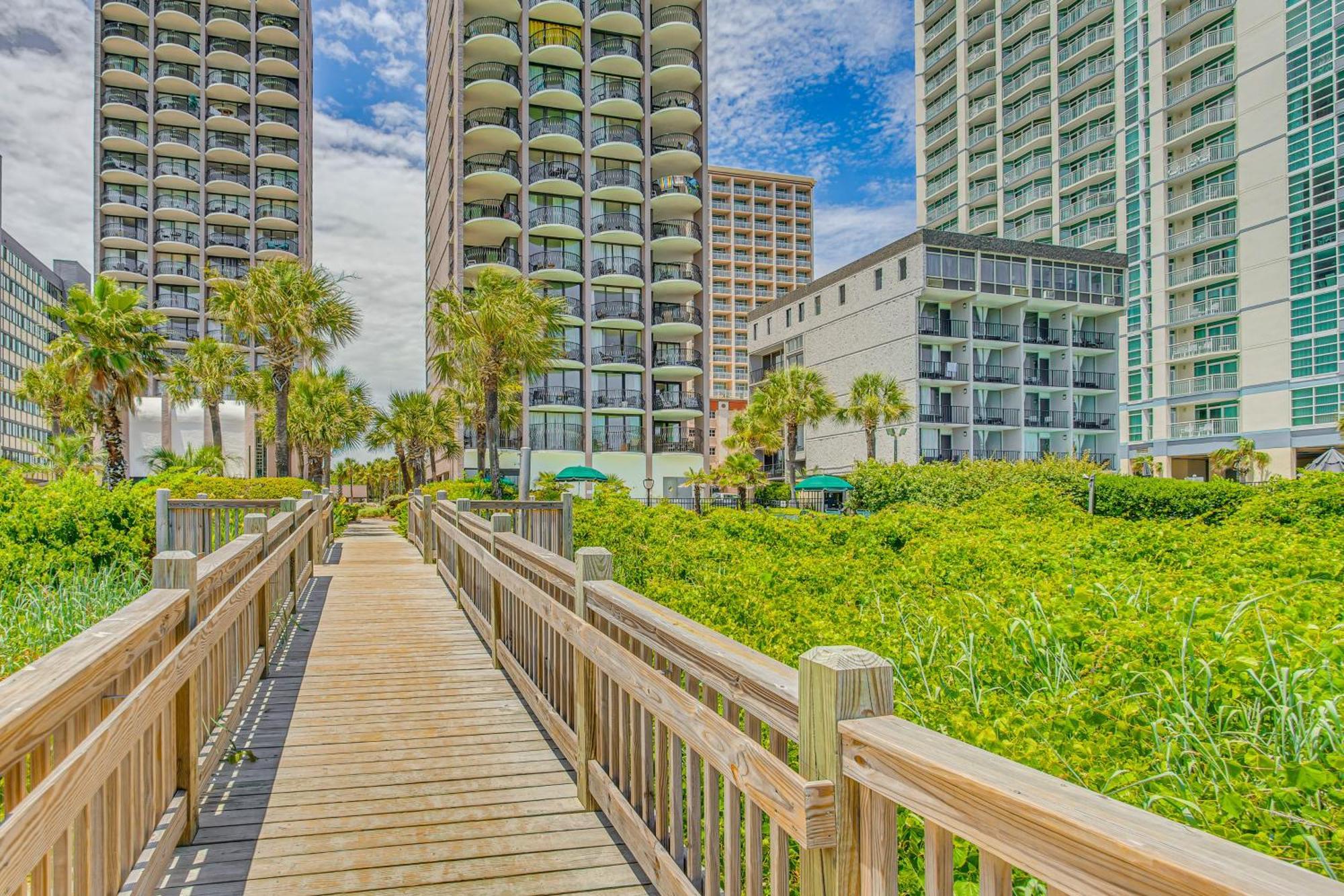 Myrtle Beach Oceanfront Condo With Covered Balcony! Exteriér fotografie